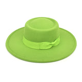 Mens Kentucky Derby Hats Woolen Hat Big Brim Jazz Warm Sun Hat