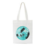 Stranger Things Hellfire Club Handbag Stranger Things Printed Creative One-Shoulder Student Handheld Shopping Bag