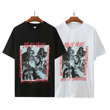Stussy Shirt Printed Loose Short Sleeve Retro Hip Hop Personality
