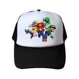 Mario Hat Summer Mesh Cap Men's and Women's Sun Hats Sun Protection Hat Travel Cap