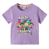 Fgteev T Shirt Children's Summer Short Sleeve Solid Color Half Sleeve Thin T-shirt Top