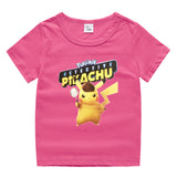 Children Pokemon Pikachu T Shirt Cotton T-shirt Casual Sports