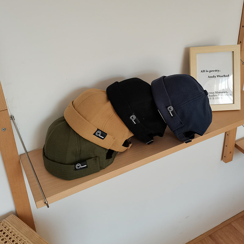 Beanies Labeling Chinese Landlord Hat Female Hip Hop Skullcap Male