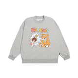 Preppy Aesthetic Sweatshirt Men's Autumn Retro Sweater