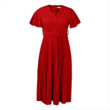 Nina Parker plus Size Dresses plus Size Pleated Dress