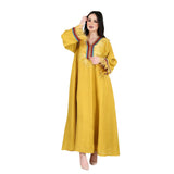Nina Parker Black Dress Ribbon Feather Pleated Dress Muslim Robe