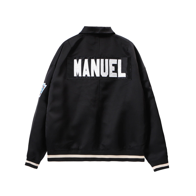 Fog American All Stars Hoodie Badge Embroidered Jacket Baseball Uniform Jacket Men and Women Same Style