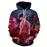 Stranger Things Hoodie 3dstranger Things 3D Digital Printing Men's Hoodie Sweater