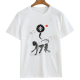 Zodiac Shirts T-Shirt Short Sleeve Male Casual Fashionable Student