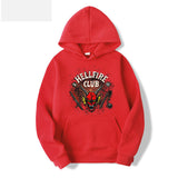 Stranger Things Hellfire Club Hoodie Printed Hooded Sweater