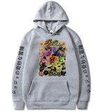 Jojo'S Bizarre Adventure Clothing Printed Hoodie