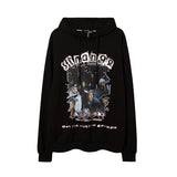 Mens Fall Outfits Fall Winter Men's Sweater Street Hip-Hop Loose Shoulder Hoodies