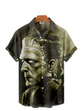 Men Beach T Shirts Men's Short Sleeve Shirt