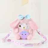 My Melody Bag Cute Cinnamoroll Babycinnamoroll Plush Crossbody Bag Pc Dog Clow M Plush One-Shoulder Backpack Kulomi