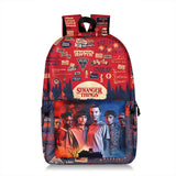 Stranger Things Backpack Backpack Burden Reduction Spine Protection Student Schoolbag Fashion Printing