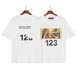 Rrr123 T Shirt Vintage Oil Painting Series Pattern T-shirt