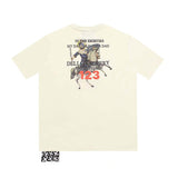 Rrr123 T Shirt Portrait Digital Vintage Print Loose T-shirt