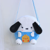 My Melody Bag Cute Cinnamoroll Babycinnamoroll Plush Crossbody Bag Pc Dog Clow M Plush One-Shoulder Backpack Kulomi