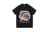 Cpfm T Shirt Portrait Printed Men's and Women's Short-Sleeved T-shirt