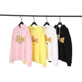 Palm Angels Hoodie Broken Bear Embroidered Hoodie Men's Coat