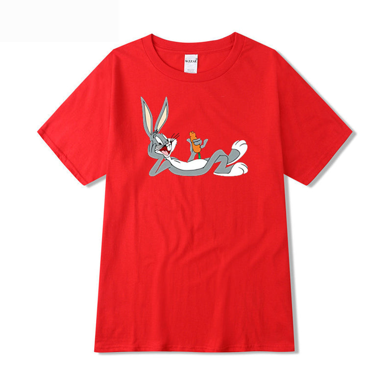 Bugs Bunny Shirt Fashion Men's Short Sleeve Cute
