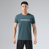 Sweat Wicking Shirt Men's Outdoor Sports Crew Neck T-shirt Top