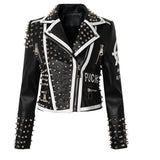 Women Leather Jacket Biker Motorcycle Coat Spring Jacket Fashion Special Women's Clothing Short Leather Jacket Women