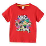 Fgteev T Shirt Children's Summer Short Sleeve Solid Color Half Sleeve Thin T-shirt Top