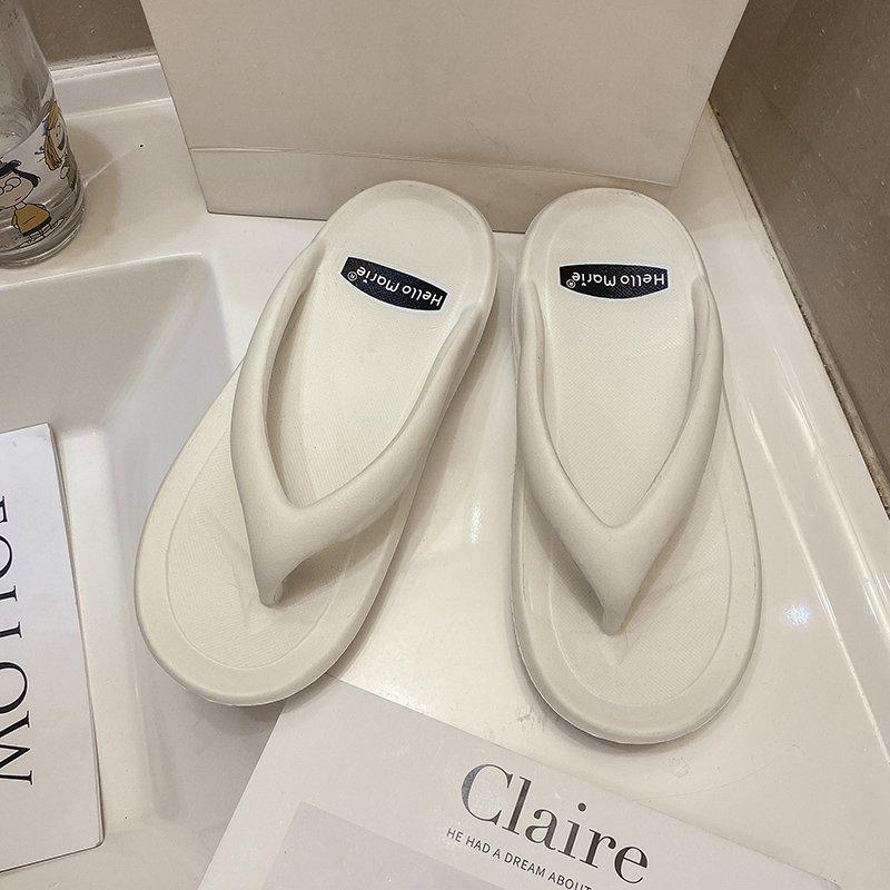 Women Open Toe Sandals Flats Summer Solid Color Flat Heel Leisure Stylish and Lightweight Sandals