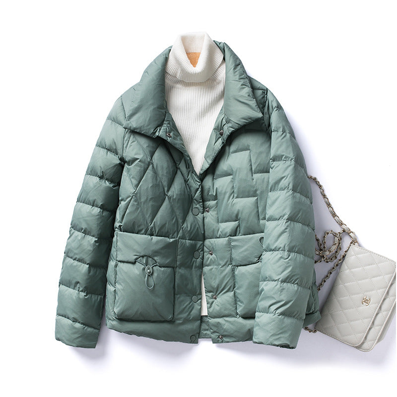Women Winter Coats Puffer Jacket Down Coat Down Jacket Female Winter Thin Type White Duck Down Women's Coat