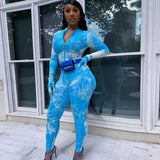 Autumn High Waist Hip Lift Tight Sports Jumpsuit