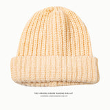 Toboggan Hat Loose Woolen Cap Children Autumn Winter Warm