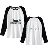 Saint Patrick's Day Closing Loose Long Sleeve T-shirt