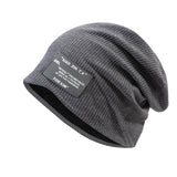 Toboggan Hat Women's Spring and Summer Knitted Pile Heap Cap Men