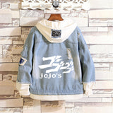 Comic Denim Jacket Jacket Spring and Autumn