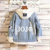 Comic Denim Jacket Jacket Spring and Autumn