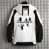 Stranger Things Hellfire Club Hoodie Men's and Women's Long Sleeve Hooded Jacket Casual Jacket