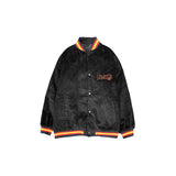 College Jacket Corduroy Baseball Uniform Men Spring and Autumn Personality Coat Jacket Students