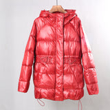 Women Winter Coats Puffer Jacket Down Coat Thin Lightweight Short Type Down Jacket Female Winter White Duck Down Warm Coat