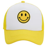 Smiley Face Cap Sponge Smiley Face Simple Casquette