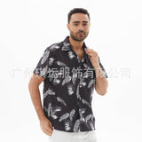 Men Hawaii Shirts Summer Short Sleeve Men's Shirt