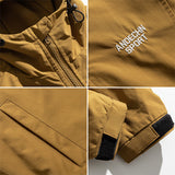 Men Jacket Spring Coat Men's Spring and Autumn Loose All-Matching Outdoor Jacket
