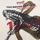 Rrr123 T Shirt Loose Sports and Leisure Python Puff Print