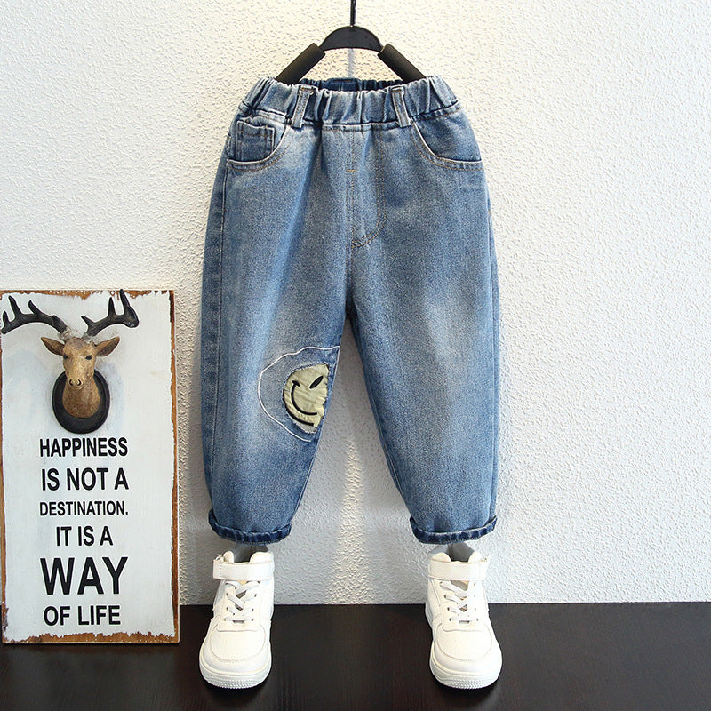 Toddler Boys Pants Boys Autumn Jeans Leisure