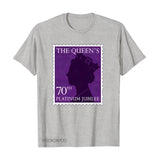 Inspired by Queen's Platinum Jubilee 2022 Elizabeth 70 Years T-shirt Pattern