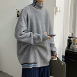 Men Turtleneck Sweater Fall Winter Men Sweater Thickened Sweater