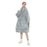 Hoodies Blankets Lambswool Double-Layer Large Size Home Casual Wear Lazy