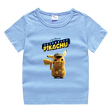 Children Pokemon Pikachu T Shirt Cotton T-shirt Casual Sports
