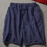 Men Sports Flex Shorts Solid Color Sports and Fitness Shorts Loose