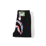 Shark Print Shorts Shark Head Black Shorts Men'S And Women'S Fashion Tether Shorts